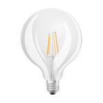 Ledvance  Classic LED E27 Globe Filament Clear 4W 470lm - 827 Extra Warm White | Replaces 40W