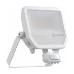 Ledvance LED Floodlight Aluminium White 41W 5500lm 100D - 830 Warm White | IP65 - Motion And Light Sensor - Symmetrical