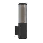 Eglo Wall Light Salle Outdoor Aluminium Black | Suitable for E27