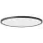Brilliant Brennan Ceiling Light Plastic Black White 30W 4000lm - 840 Cool White | 541mm - IP44 - 3-Step Dimmable