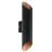 Eglo Wall Light Agolada Outdoor Galvanized Steel Black, Copper 7.4W 660lm - 830 Warm White