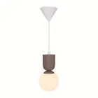 Nordlux Sadie Pendant Composite Brown | Suitable for 1x E14