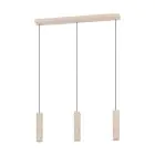 Eglo Pendant Caminia Steel Sanded 3x4.7W 3x345lm - 830 Warm White | IP20 - Incl. 3x GU10